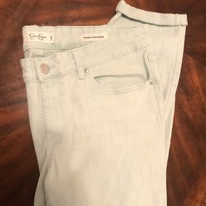 Jessica Simpson forever rolled skinny pants